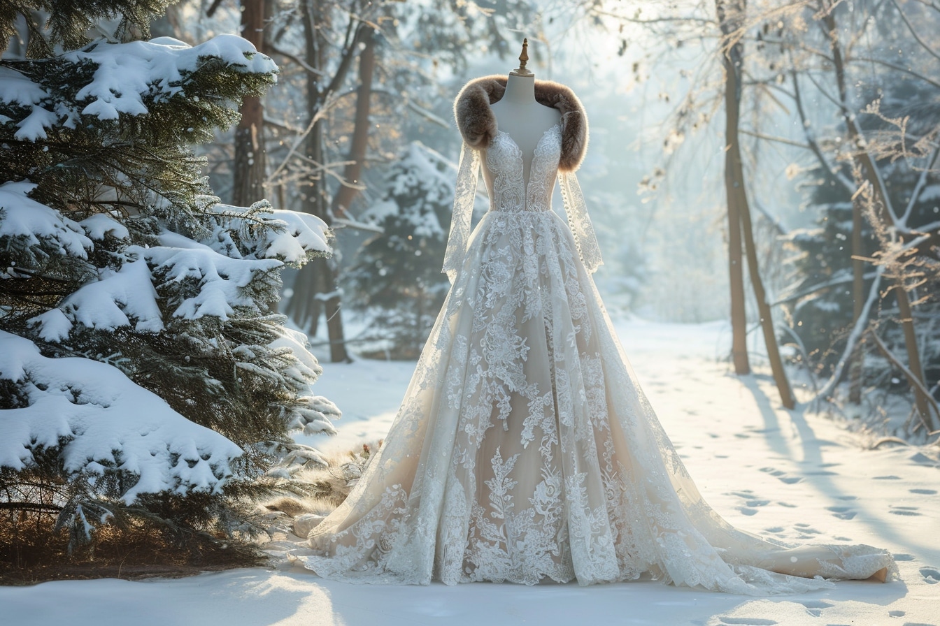Les robes de mariée les plus belles pour un mariage en hiver