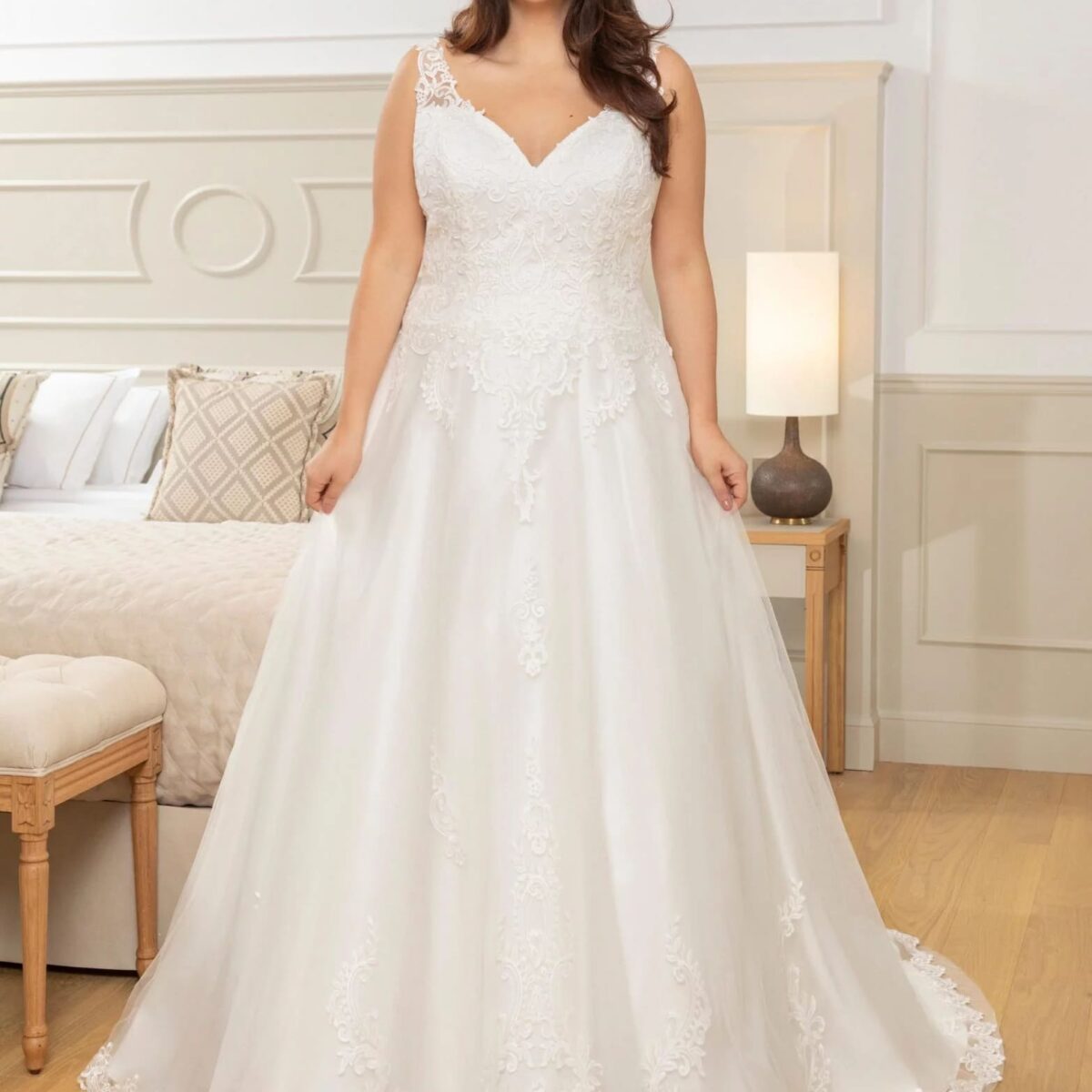 Robes de mariée Curvy 23806