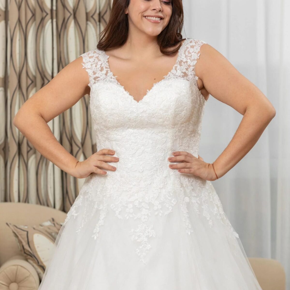 Robes de mariée Curvy 23811